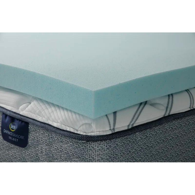 Serta Serta Cooling ThermaGel Memory Foam Mattress Topper, 3 Inch
