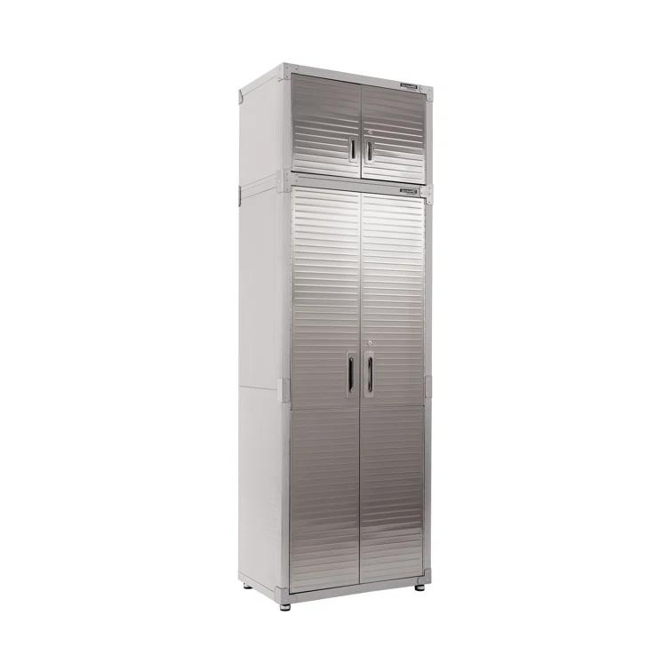 UltraHD® Seville Classics UltraHD 2-Piece Storage Cabinet Set, 30" W x 18" D x 90.5" H