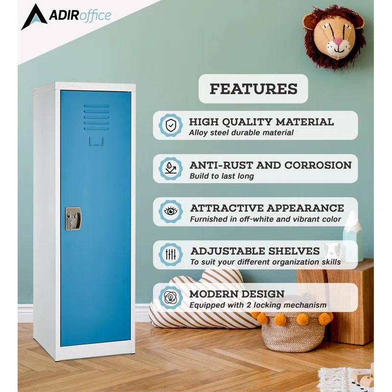AdirOffice Steel 1-Tier School and Home Storage Locker
