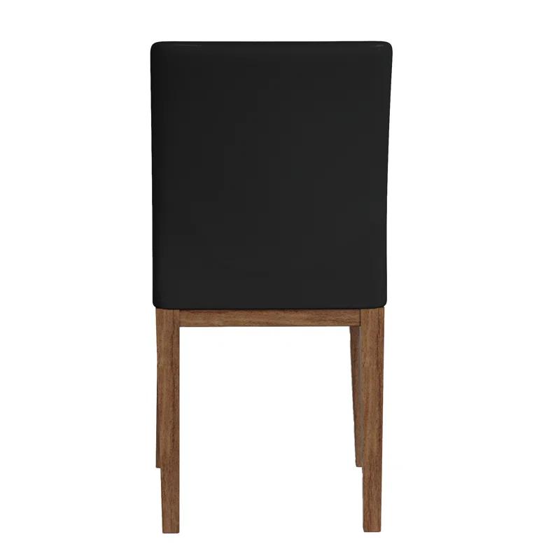 Emma Curved Back Side Chair w/ Solid Wood Frame - 2 per box