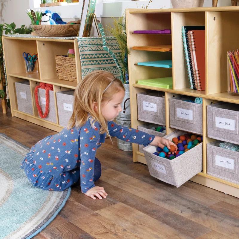 Guidecraft EdQ Essentials Shelves & 10 Bin Storage Unit