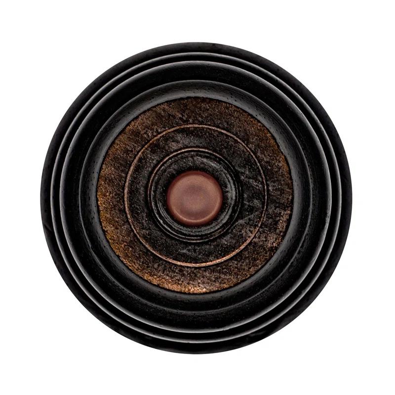 Architectural Products by Outwater L.L.C. 6 in x 4 in Solid Hardwood Round Bun Foot - 1 Piece