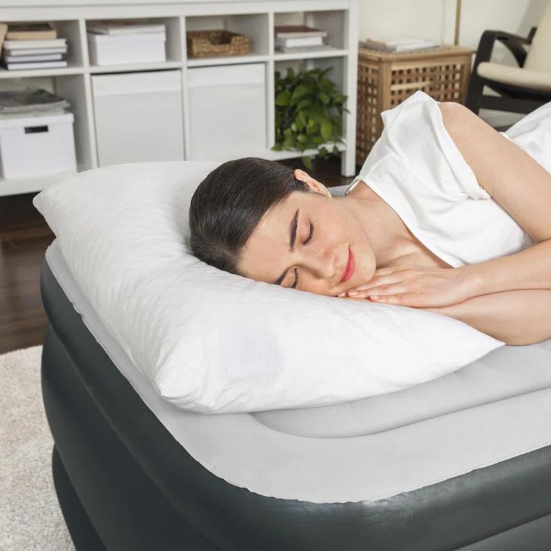 Bestway Sealy Tritech Inflatable Air Mattress Bed Queen 20" with Built-In AC Pump & Bag