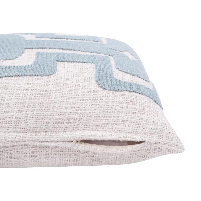 Stacy Garcia Home Geometric Handmade Cotton Wool Blend Decorative Throw Pillow