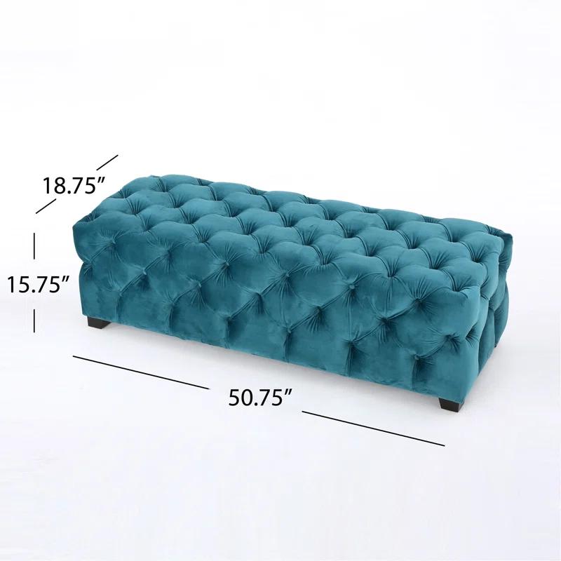 Everly Quinn Versatile Ottoman With Exquisite Design For Home Enhancement And Comfort