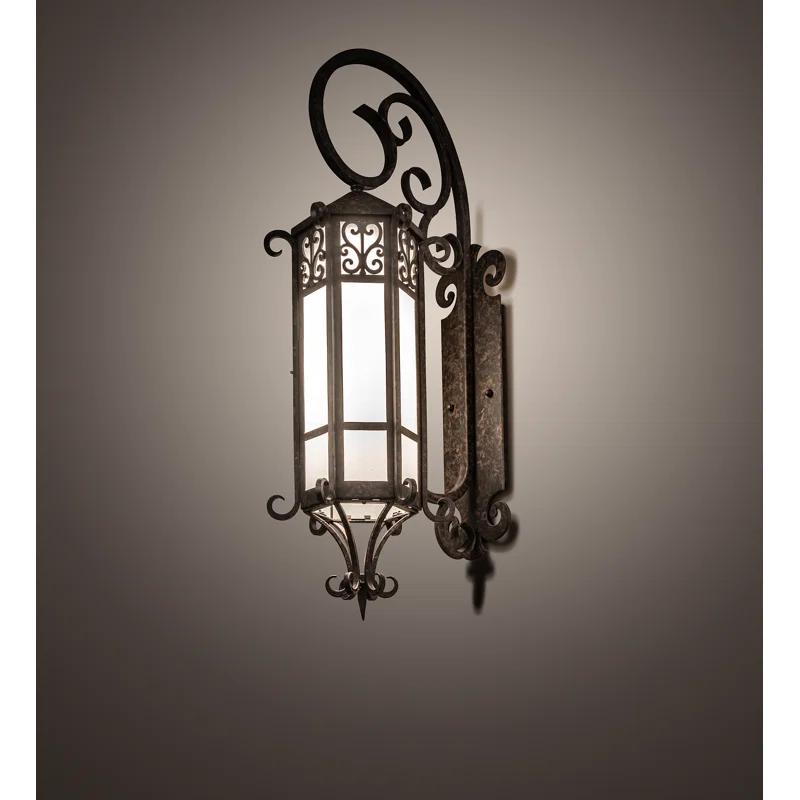 Caprice Steel Armed Sconce