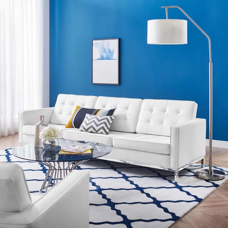 Modway Loft Tufted Vegan Leather Sofa by Modway