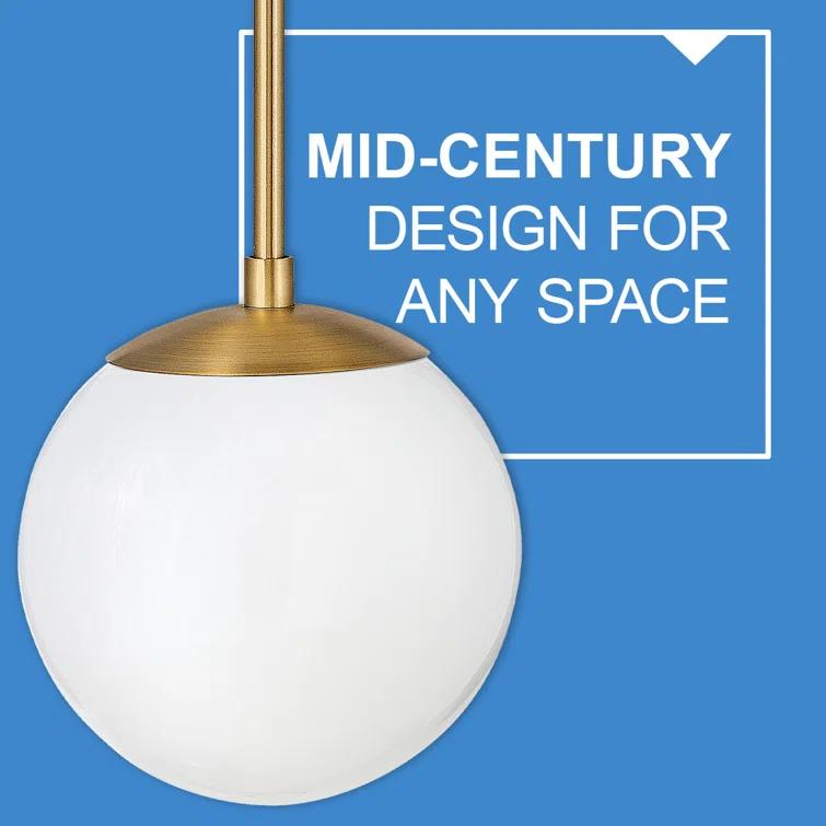 Nathanson Single Light Glass Dimmable Armed Sconce