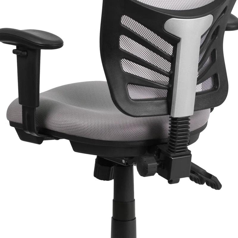 Flash Furniture Siyer Mid-Back Mesh Ergonomic Office Chair with Adjustable Arms by Flash Furniture