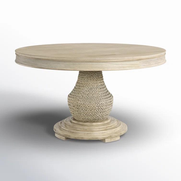 August Grove® Dealmeida Oak Round Dining Table