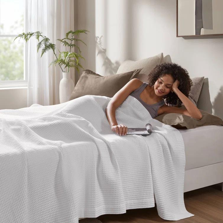 Waffle Weave Cotton Blanket