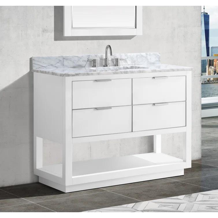 Avanity Allie-V42 Allie 42" Single Free Standing Wood Vanity Cabinet Only - Gold
