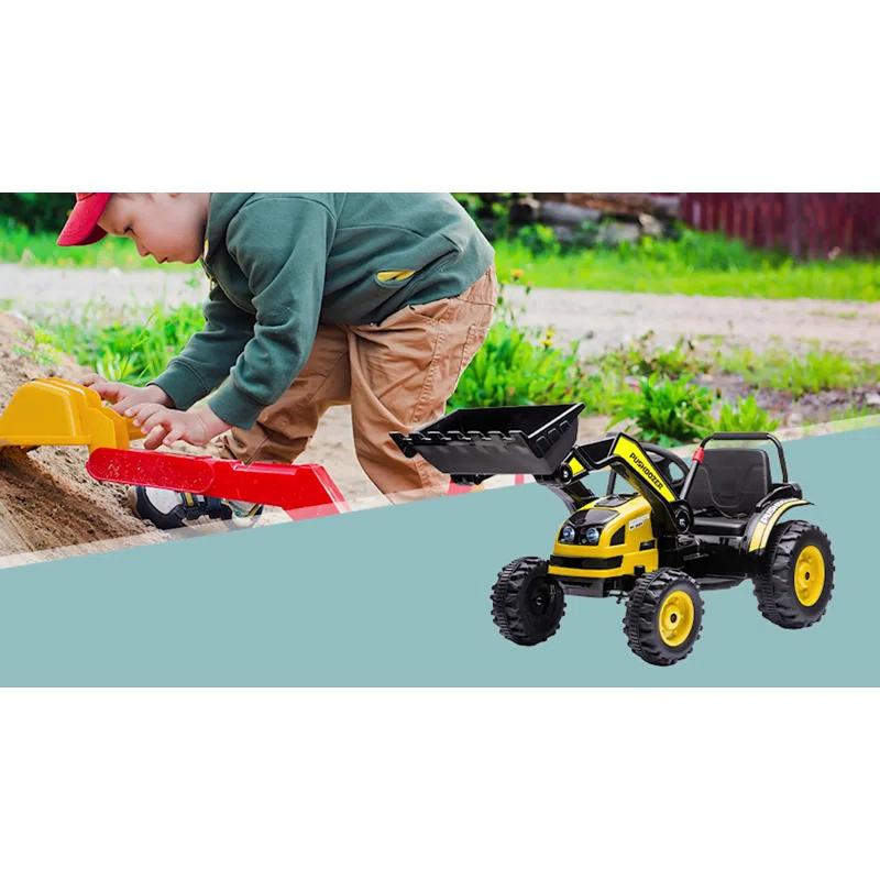 Aosom 6 Volt 1 Seater Tractors / Construction Battery Powered Ride On