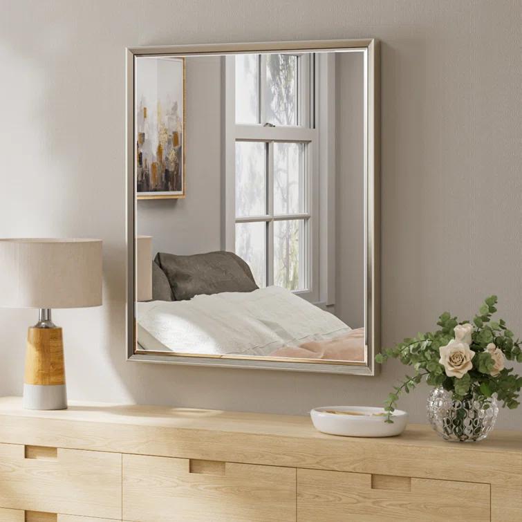 Latitude Run® Lohoski Decorative Wall Mirror Beveled Design, Bathroom Vanity Mirror Accent Mirror Finish & Reviews | Wayfair