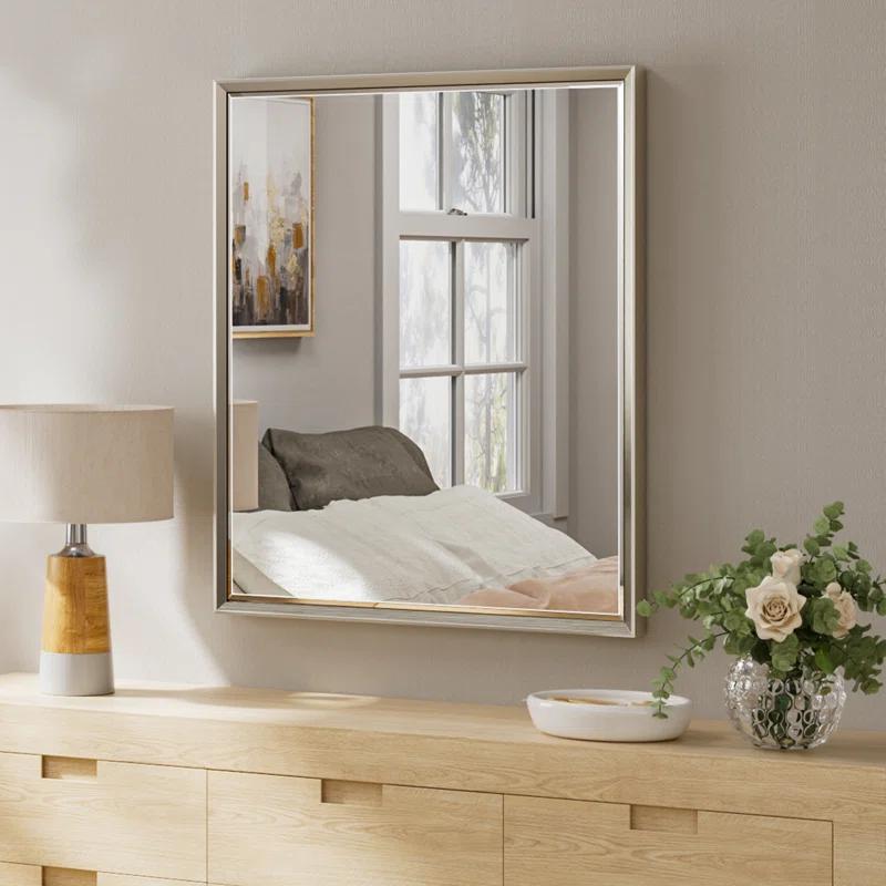 Latitude Run® Lohoski Decorative Wall Mirror Beveled Design, Bathroom Vanity Mirror Accent Mirror Finish & Reviews | Wayfair