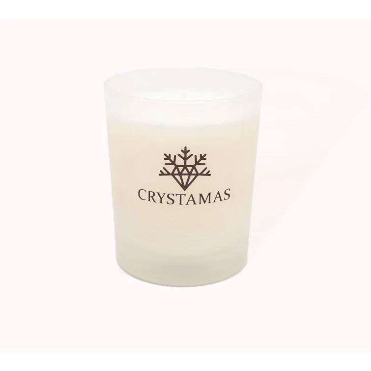 Crystamas 6'' H Crystal Tabletop Votive Holder with Candle Included