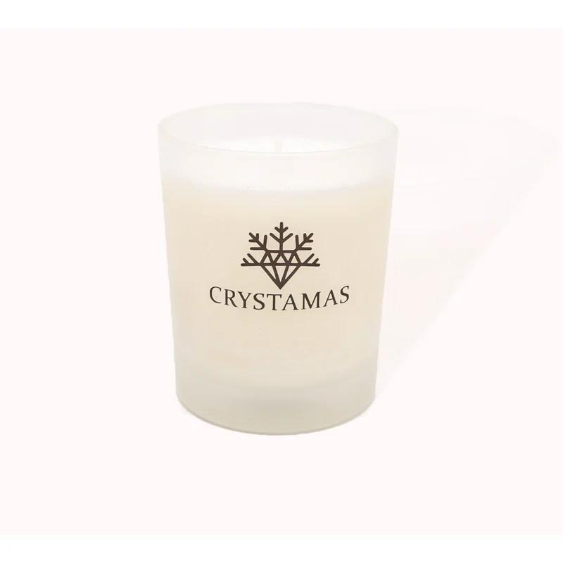 6'' H Crystal Tabletop Votive Holder with Candle Included