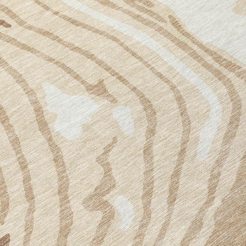 Machine Washable Indoor/Outdoor Chayden ACN1051 Beige Rug