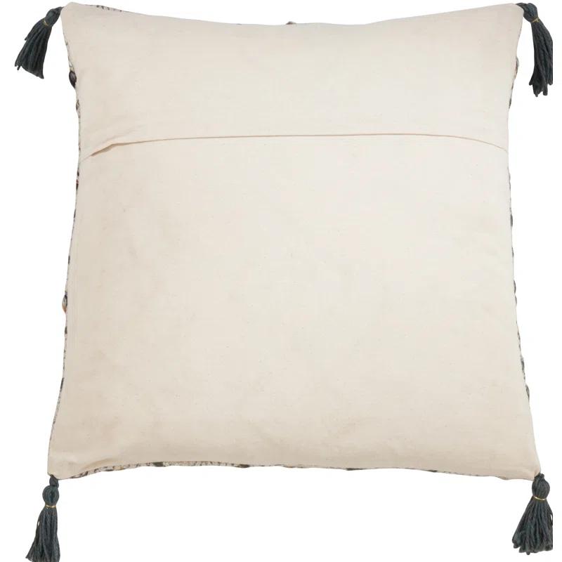 Saro Lauren Pillow Collection Geometric Cotton Pillow Cover