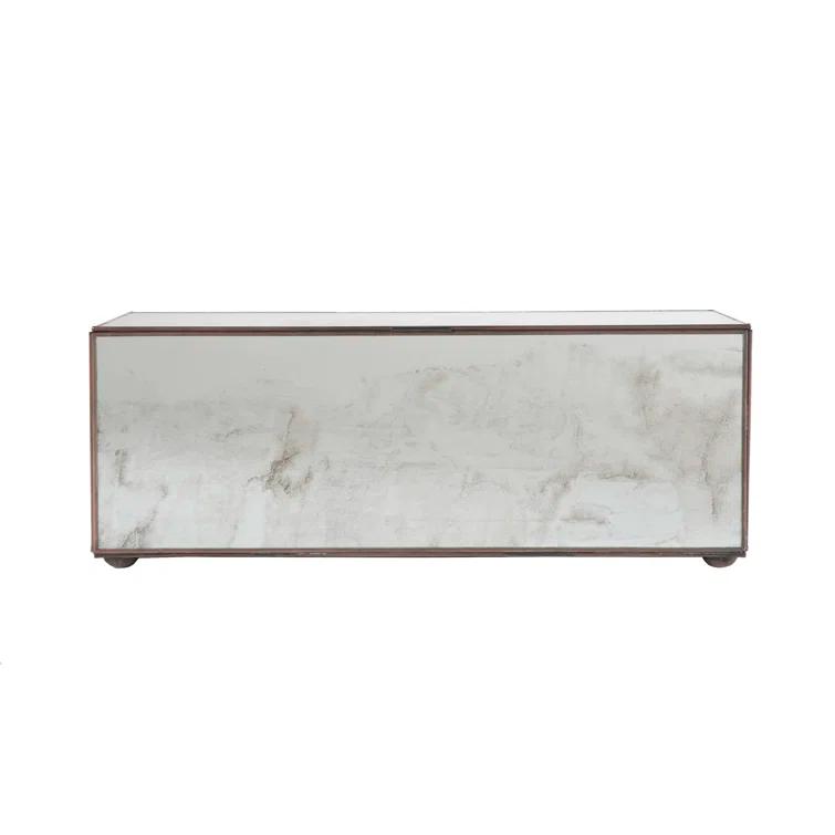 Worlds Away Box Glass Decorative Box