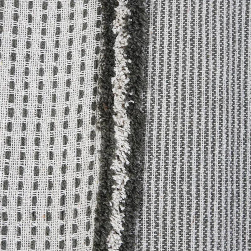 Jagger Cotton Oversized Throw by Pom Pom at Home - Ivory and Moss