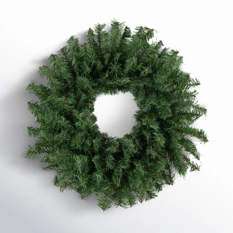 Canadian Pine Artificial Christmas Wreath Unlit
