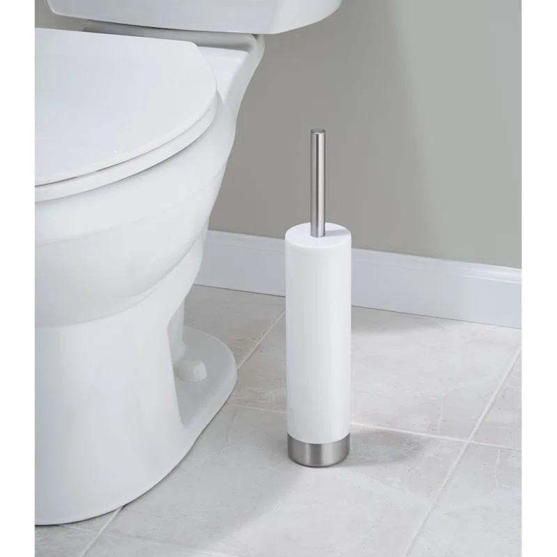 InterDesign 16.3in. H Free Standing Toilet Brush and Holder
