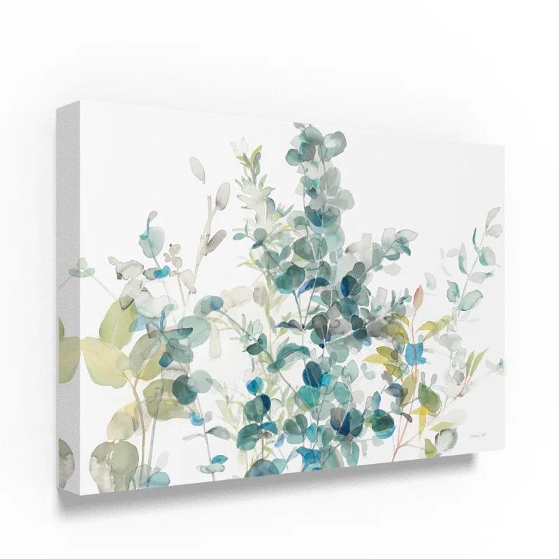 August Grove® 'Eucalyptus I White Crop' Acrylic Painting Print on Wrapped Canvas