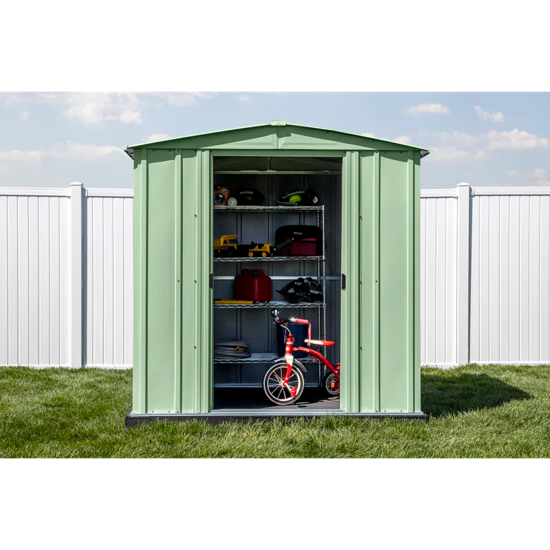 Arrow 6 ft. W x 7 ft. D Steel Vertical Storage Shed