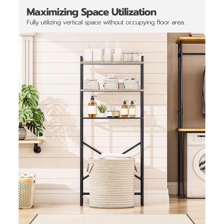 17 Stories Over The Toilet Storage, 3-Tier Over Toilet Bathroom Organizer