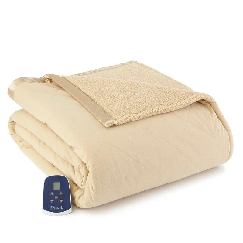 Micro Flannel® Micro Flannel® Reverse to Sherpa Electric Blanket
