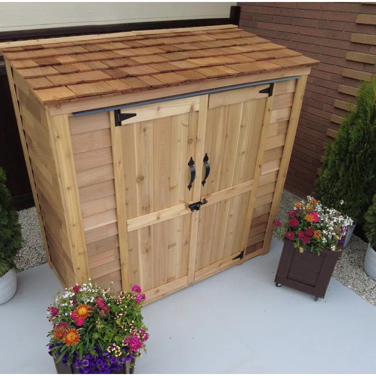 Outdoor Living Today Grand Garden Chalet Shed 6X3 With Cedar Roof