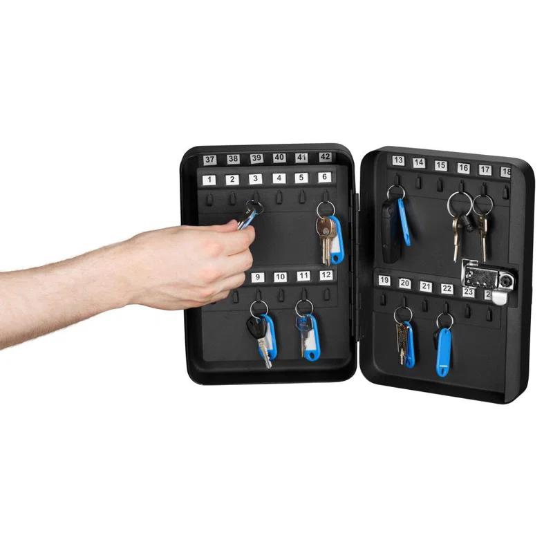 AdirOffice Steel Secure Key Cabinet with Combination Lock