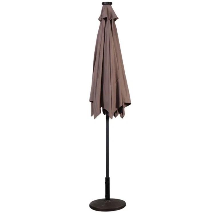 Arlmont & Co. Kyal 108'' Lighted Tilt Market Umbrella