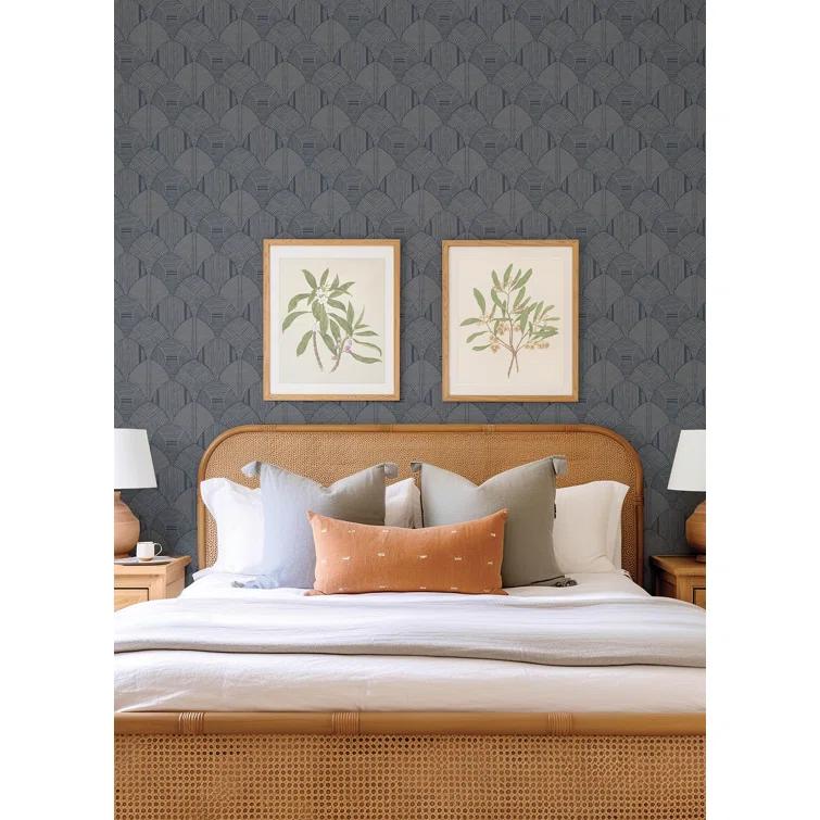 A-Street Prints Meyberg Silver Geometric Wallpaper | Perigold