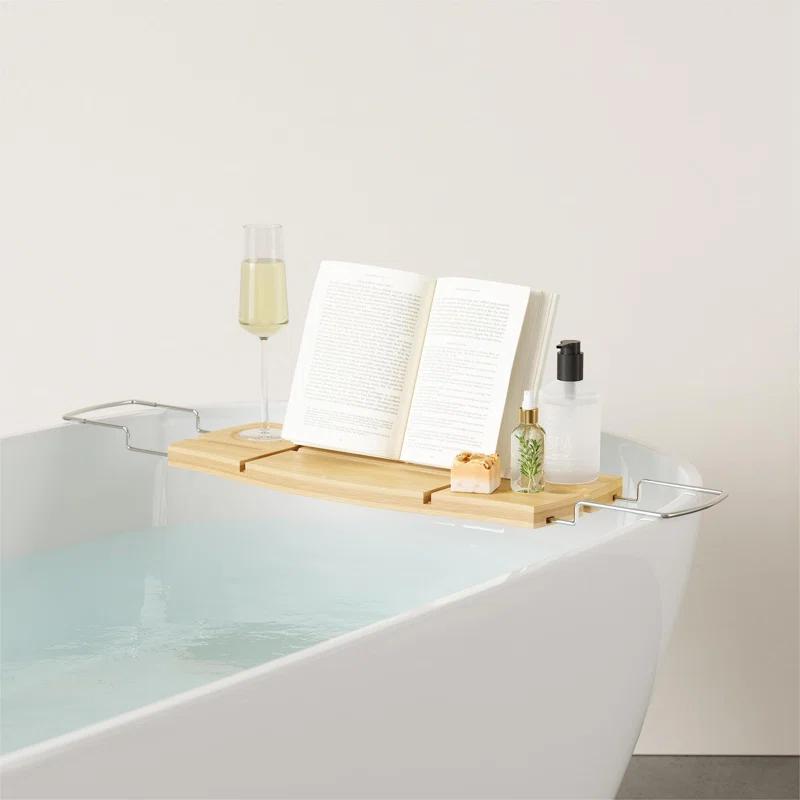 Umbra Aquala Freestanding Bamboo Bath Caddy
