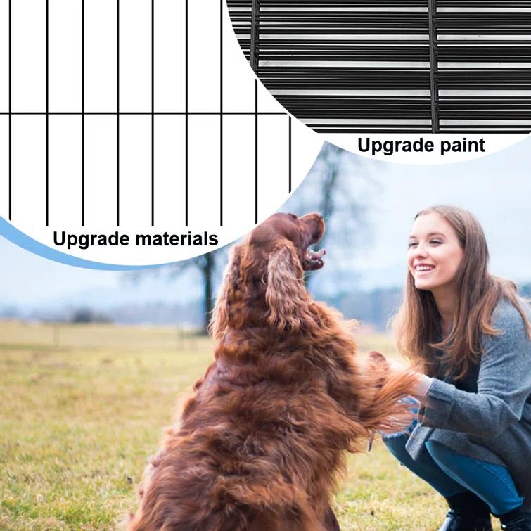 BestPet Puppy Pet Playpen 8 Panel Indoor Outdoor Metal Protable Folding Animal Exercise Dog Fence