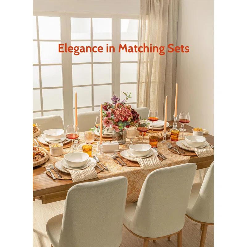 Hokku Designs 6 Inches Small Appetizer Plates Matte Porcelain, Elegant Mini Size Round Serving Plates For Dessert, Salad, Snacks, Set Of 6