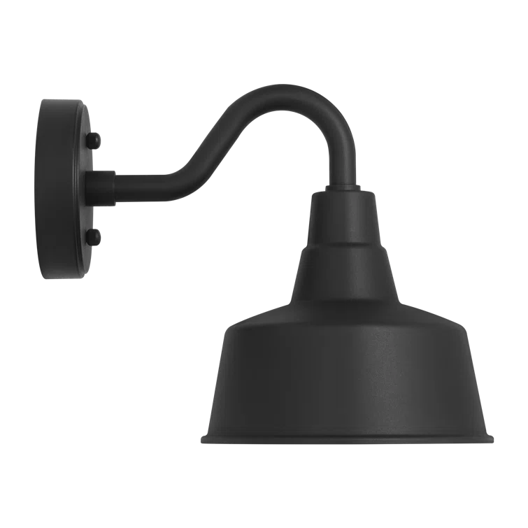 Single Light Dome Outdoor Wall Light