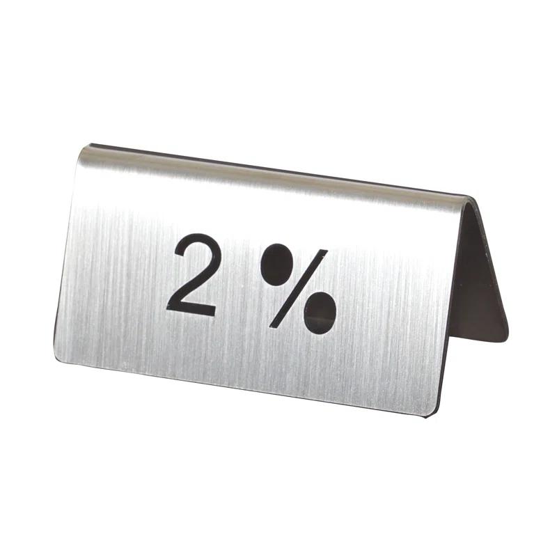 Service Ideas Stainless Steel Place Cold Holder