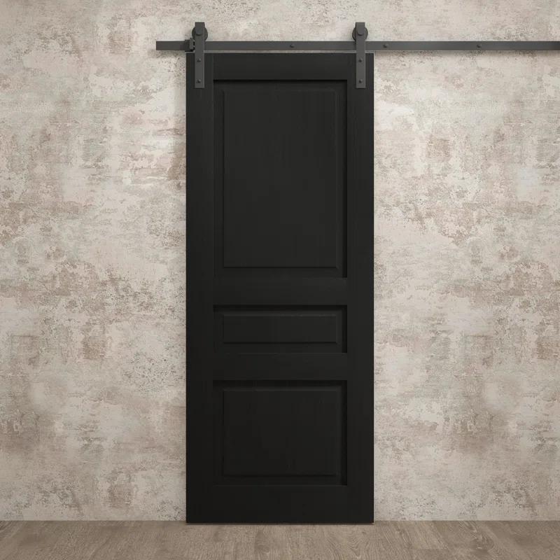 SARTODOORS Modern Barn Door | Ego 5012 | Rail Track Heavy Hardware Set | Solid Panel Interior Doors