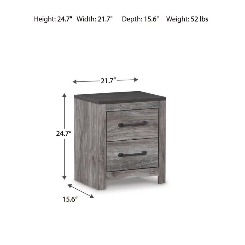 Millwood Pines Edelt 21.69'' W Nightstand
