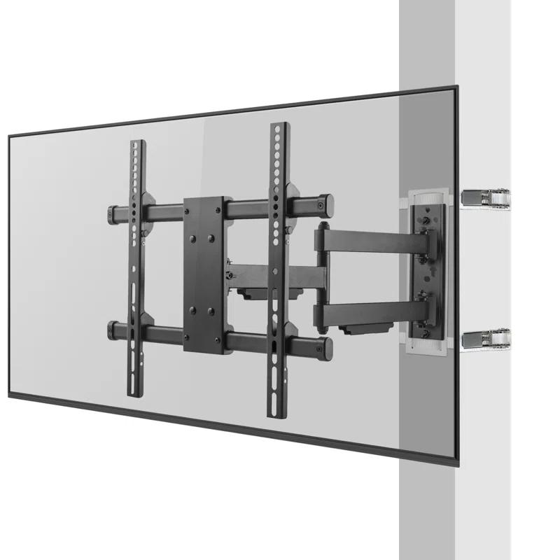 Condo Mounts CondoMounts NO Drill Full Motion Pillar TV Mount,Holds 80lbs,Fits 8" & Wider