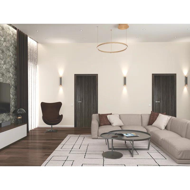 Belldinni Palladio 79.375'' Solid + Manufactured Wood Flush Slab Door