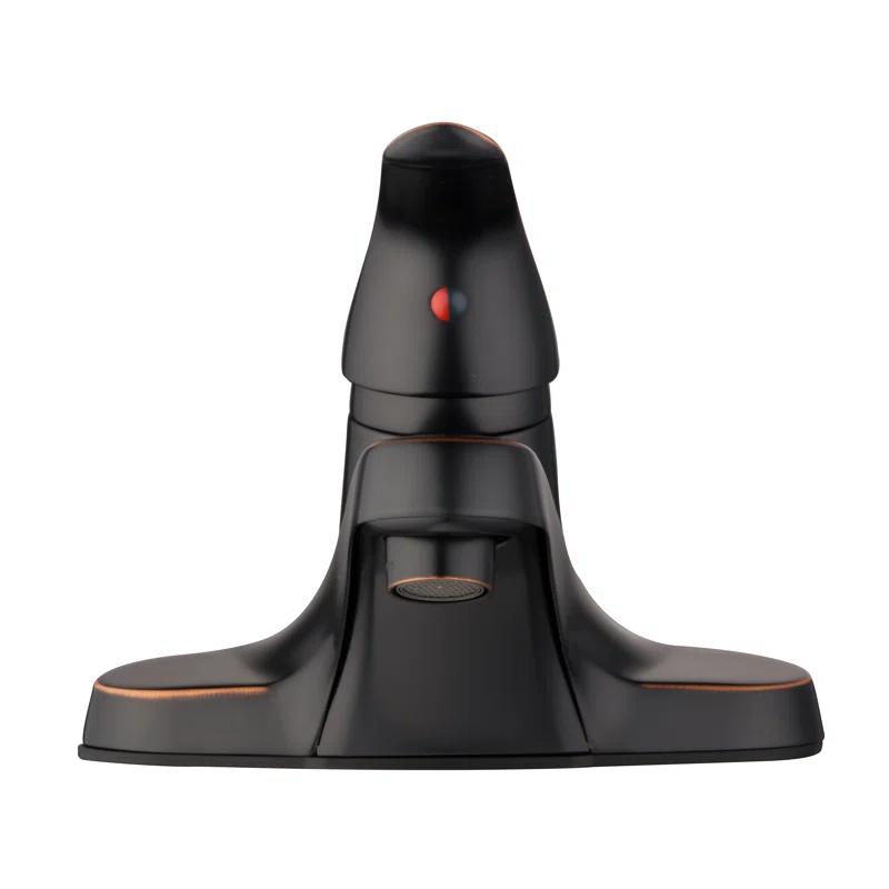 Middleton 4 in. Centerset 1-Handle Bathroom Faucet in Satin Nickel