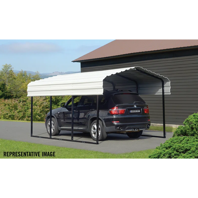 Arrow Arrow Galvanized Steel Carport