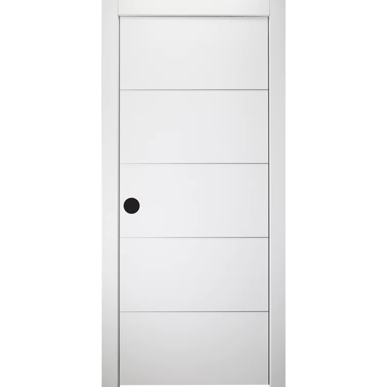 Belldinni Smart Pro 4H Paneled Manufactured Wood Prefinished Standard Door Slab