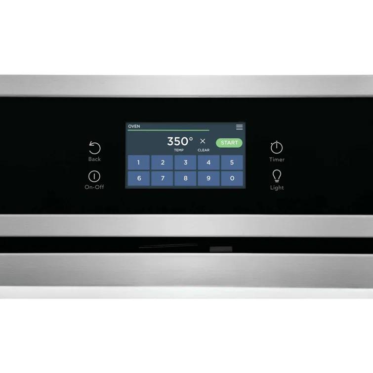 Frigidaire 30" 5.3 cu. ft Self-Cleaning Convection Electric Single Wall Oven FCWS3027AS