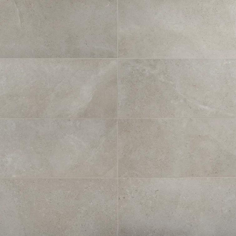 Bond Tile Grava 11.81 in. x 23.62 in. Matte Stone Look Porcelain Floor and Wall Tile (9.68 Sq. Ft. / Case)
