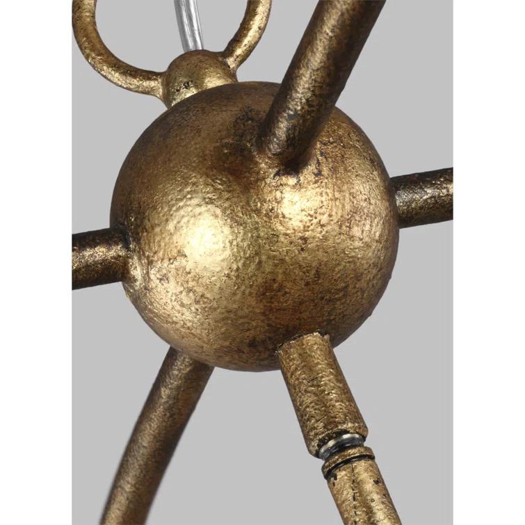 August Grove® Lilo 4 - Light Dimmable Lantern Geometric Chandelier